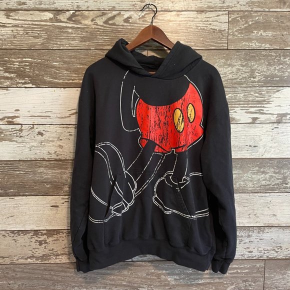 Disney Other - Vintage Disney Parks Disney Land Micky Mouse Hoodie With Ears